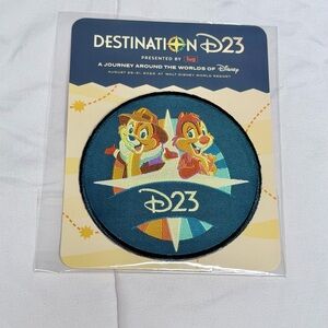 2025 Disney Destination D23 Chip & Dale Rescue Rangers Patch New
